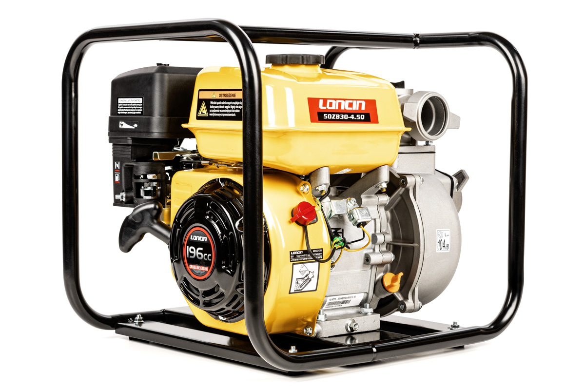 Hahn & Sohn Cedrus Hahn & Sohn Loncin LC50ZB30-4.5Q – benzínové čerpadlo na čistou vodu s průtokem až 500 l/min