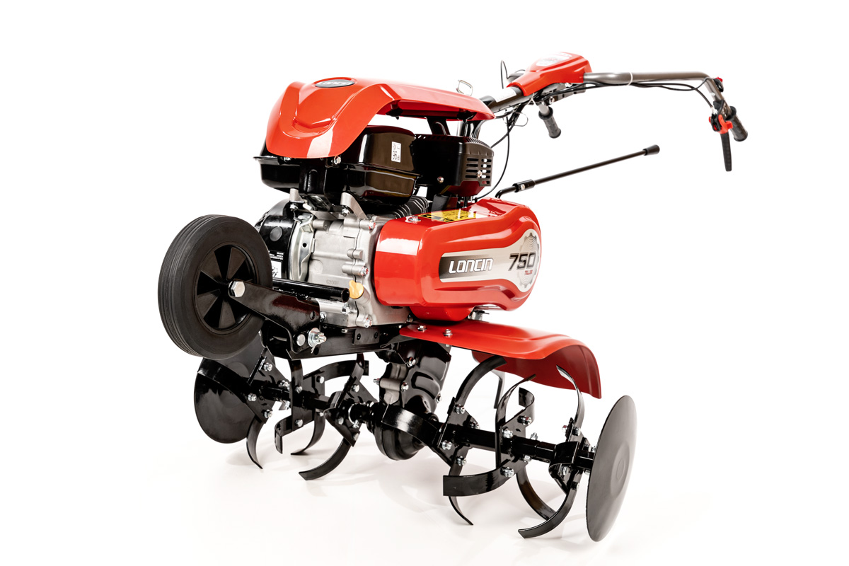 Hahn & Sohn Cedrus Hahn & Sohn Loncin L90 – benzínový rotační kultivátor s motorem G200F a pracovním záběrem až 90 cm