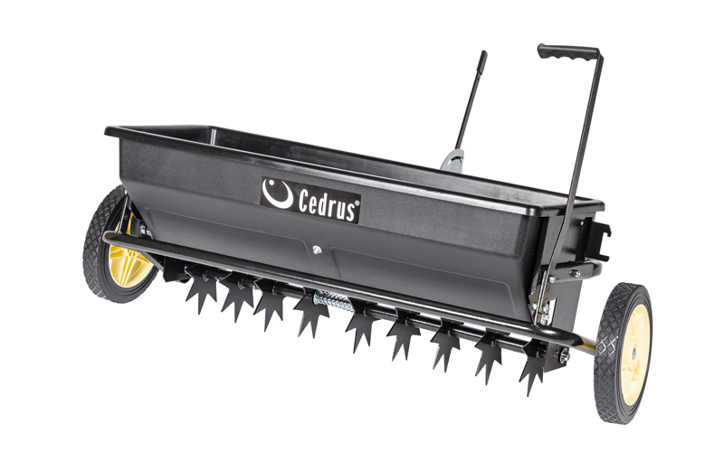 Aerátor s výsevním zásobníkem Hahn & Sohn Cedrus SP31509 pro zahradní traktory