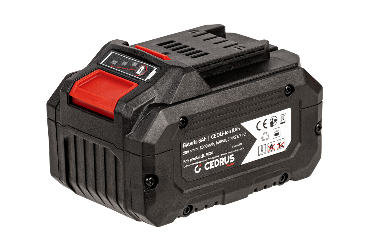 Baterie Hahn & Sohn Cedrus Li-Ion 8Ah – výkonný Li-Ion akumulátor pro Power+ zařízení