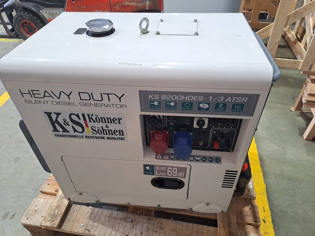 Könner & Söhnen CZ OUTLET - Könner & Söhnen Naftová elektrocentrála KS 8200HDES-1/3 ATSR Silent
