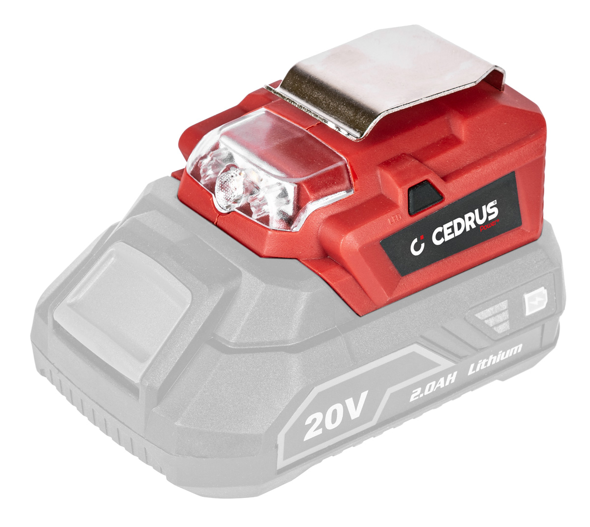 LED světlo s USB nabíječkou Hahn & Sohn Cedrus CHPLI