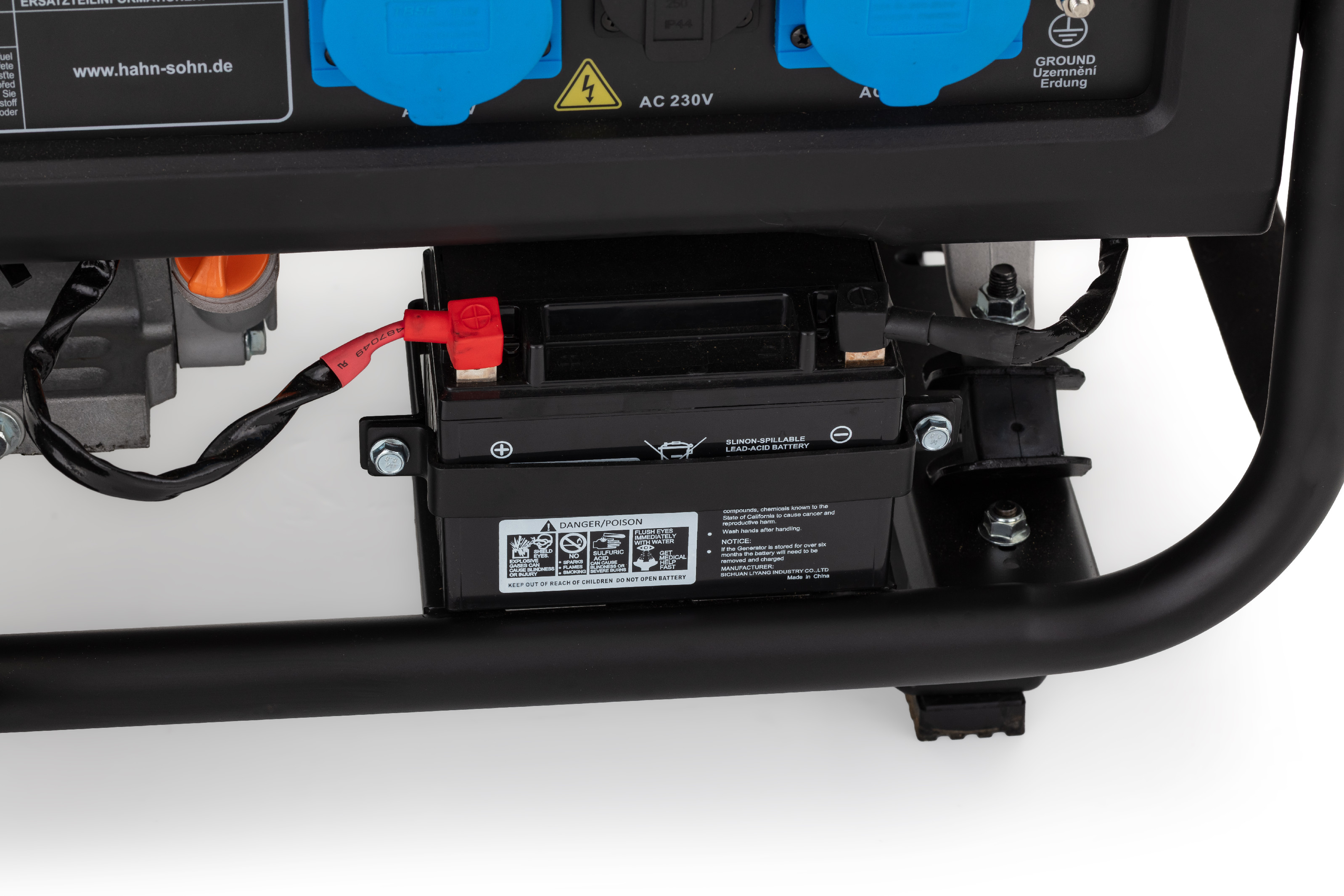 Hahn & Sohn HGG11000E-EA3R ATS Benzínová elektrocentrála 230/400V, 8.0 kW