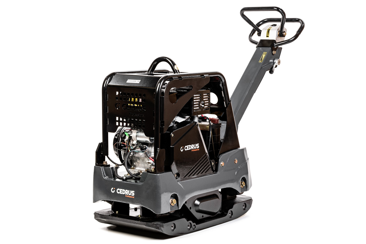 Profesionální vibrační deska Hahn & Sohn Cedrus ZG330HRE-PRO s reversem a elektrickým startérem