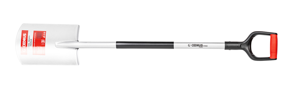 Rýč rovný Premium Hahn & Sohn Cedrus DS02