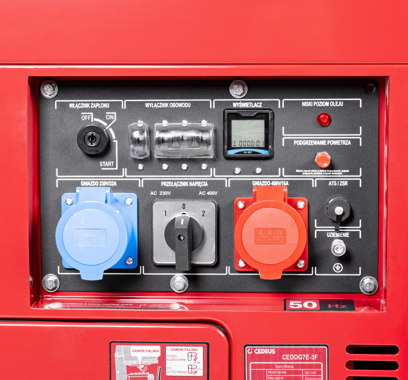 Hahn & Sohn Cedrus DG7E-3F Naftová elektrocentrála 7,1kW - 230/400V