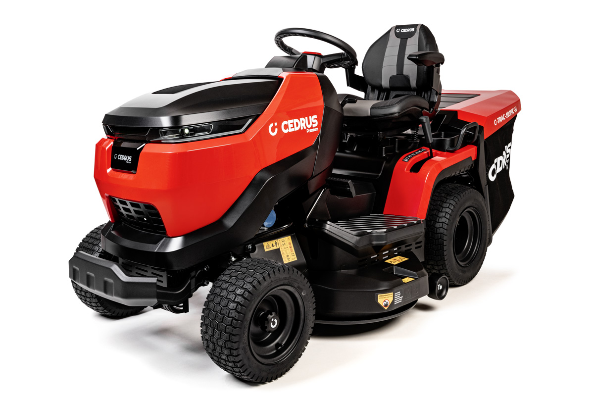 Zahradní traktor Hahn & Sohn Cedrus Premium C-TRAC-103HC-H s motorem Honda GXV630 a záběrem 102 cm
