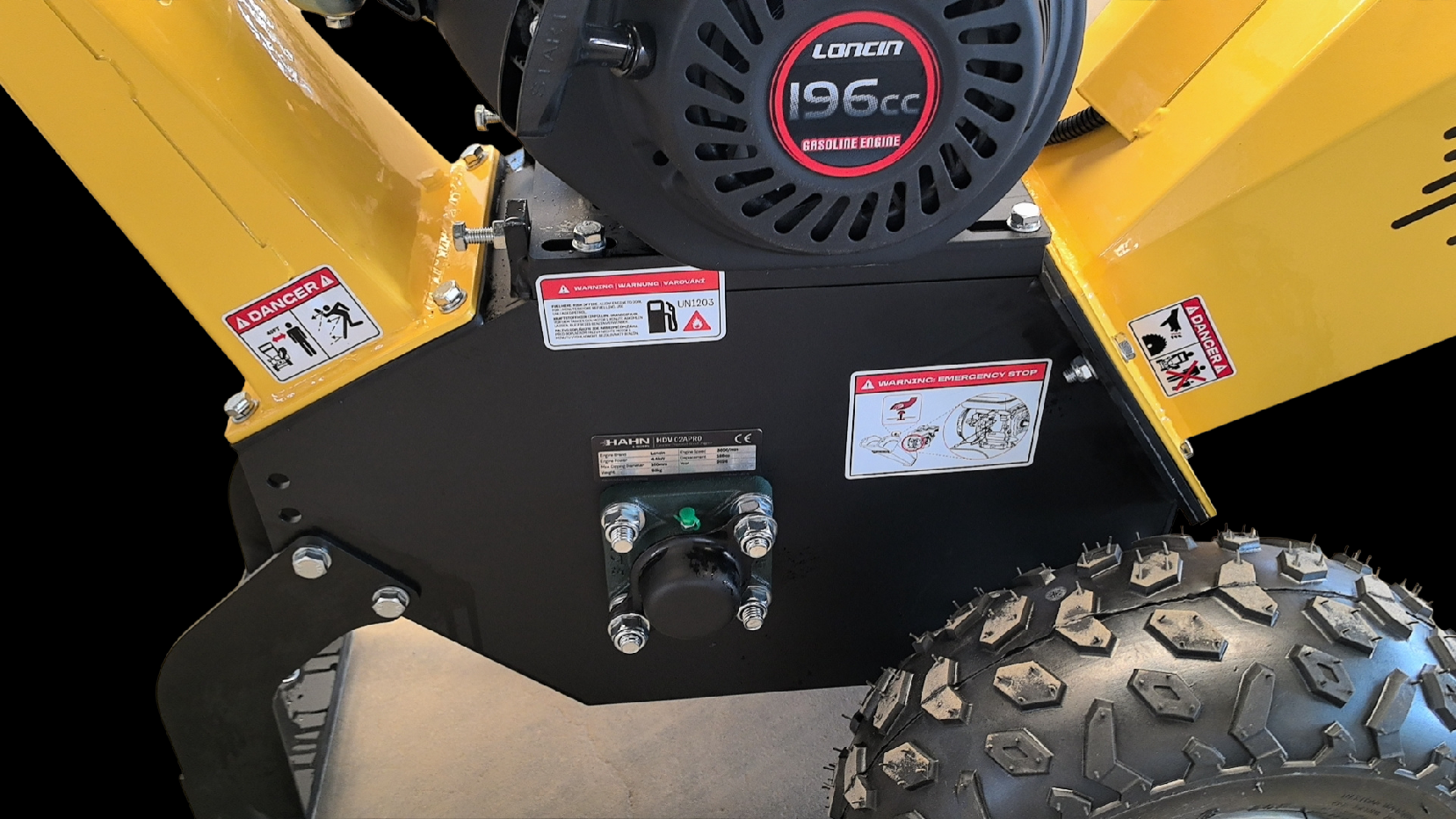 Hahn & Sohn HDV02APRO Benzínový zahradní štěpkovač 6,5HP