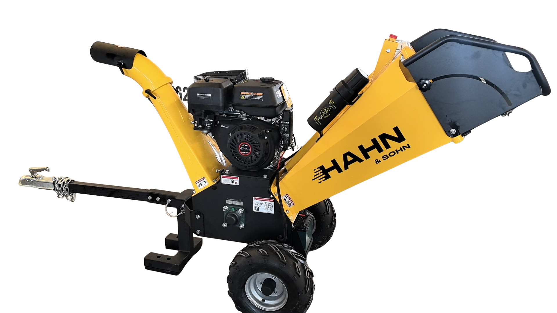 Benzínový zahradní štěpkovač Hahn & Sohn HDV03APRO-E s elektrickým startem