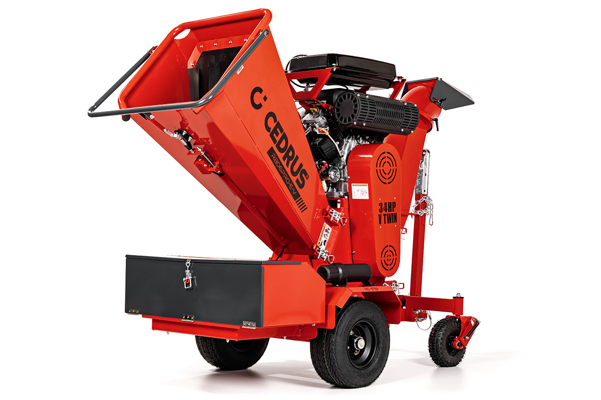 Benzínový štěpkovač Hahn & Sohn Cedrus RB06PRO-E-V, 150 mm