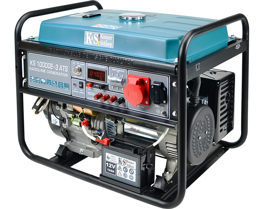 Könner & Söhnen KS 10000E 3 ATS Benzínová elektrocentrála, AVR, 8 kW, 230/400V