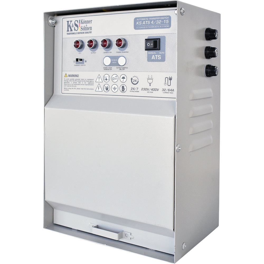 Könner & Söhnen KS 15-1E 1/3 ATSR Benzínová elektrocentrála 15.6kW, 230/400V