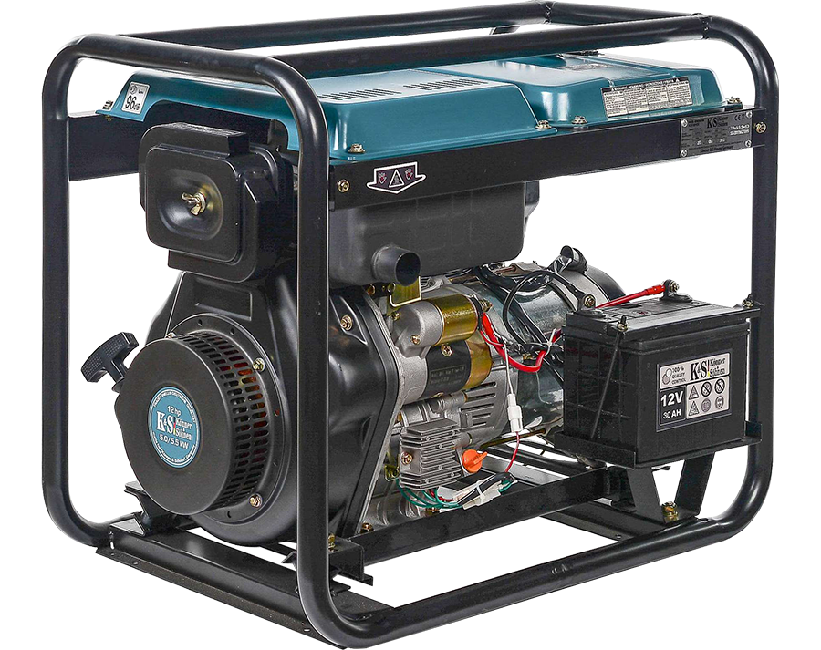 Könner & Söhnen KS 6100HDE Naftová elektrocentrála (EURO V) 5,5kW, 230V