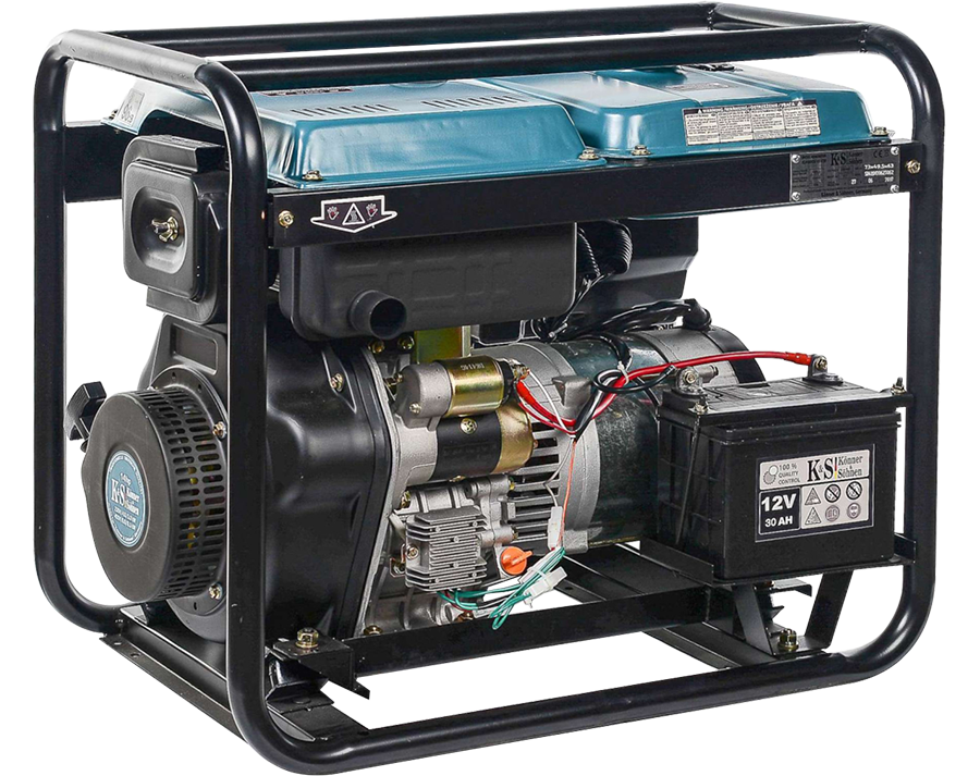 Könner & Söhnen KS 8100HDE 1/3 ATSR Naftová elektrocentrála AVR 6kW, 230/400V