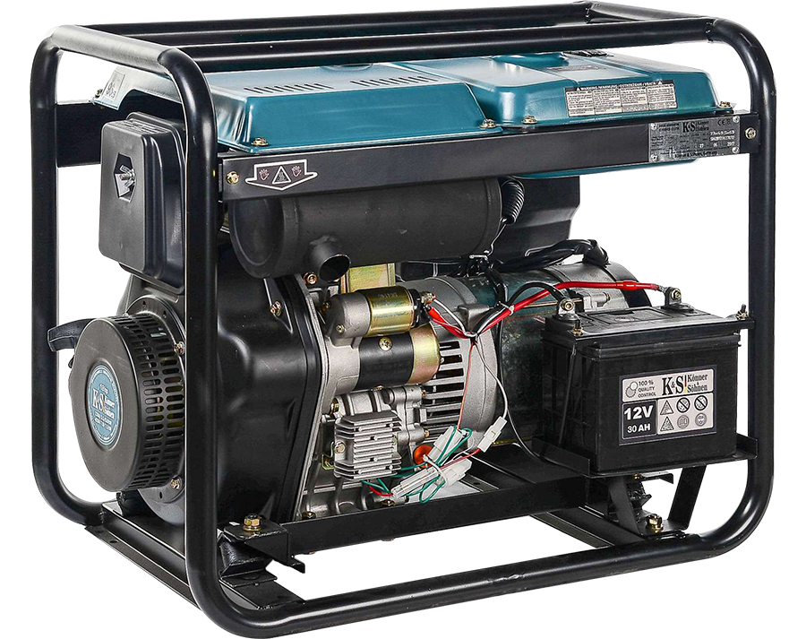 Könner & Söhnen KS 9100HDE 1/3 ATSR (EURO V) Naftová elektrocentrála 7.5kW, 230V/400V