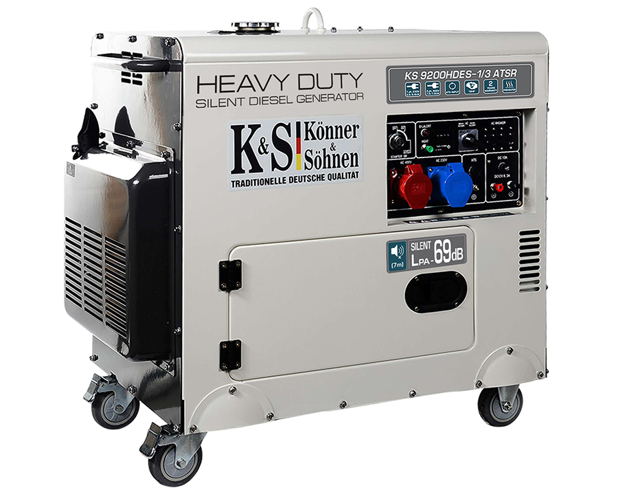 Könner & Söhnen KS 9200HDES-1/3 ATSR Silent Naftová elektrocentrála 7kW, 230/400V
