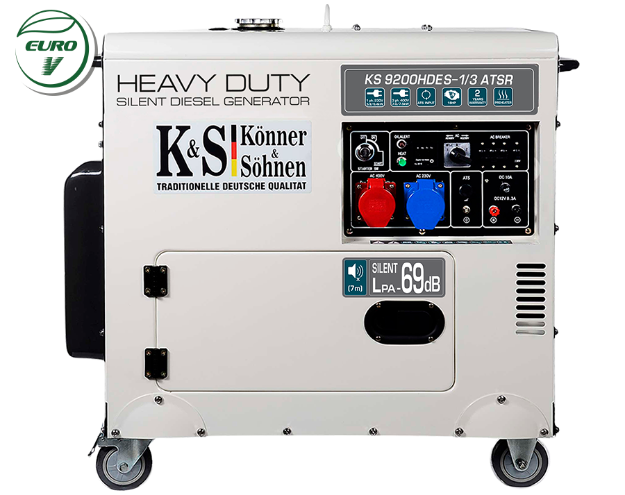 Könner & Söhnen CZ Könner & Söhnen Naftová elektrocentrála KS 9200HDES-1/3 ATSR Silent