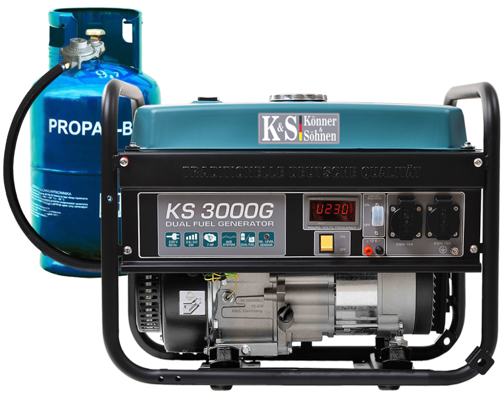 Könner & Söhnen CZ Könner & Söhnen LPG/benzínová elektrocentrála KS 3000 G