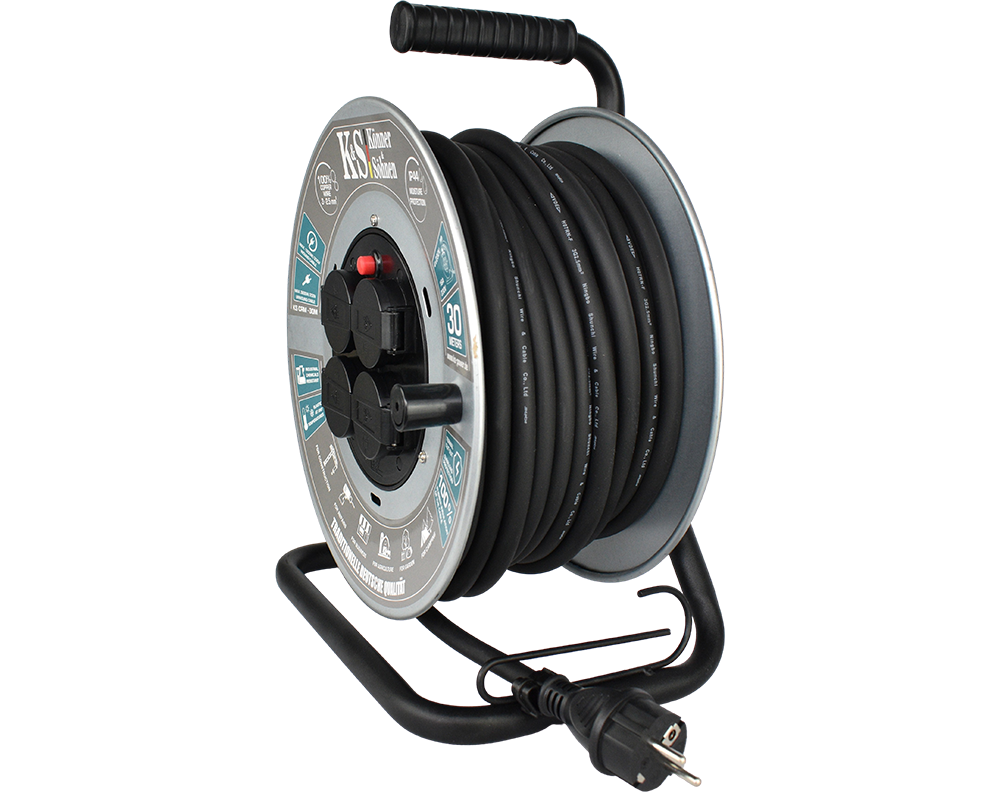 Könner & Söhnen KS CRM-30M Prodlužovací kabel 30m, 4x230V, 3x2,5 mm2