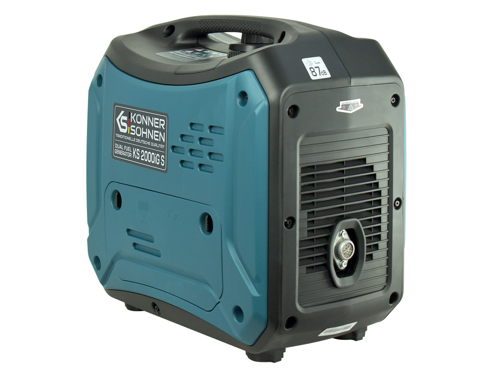 Könner & Söhnen KS 2000iG S Invertorová elektrocentrála na plyn LPG a benzín 2,0kW