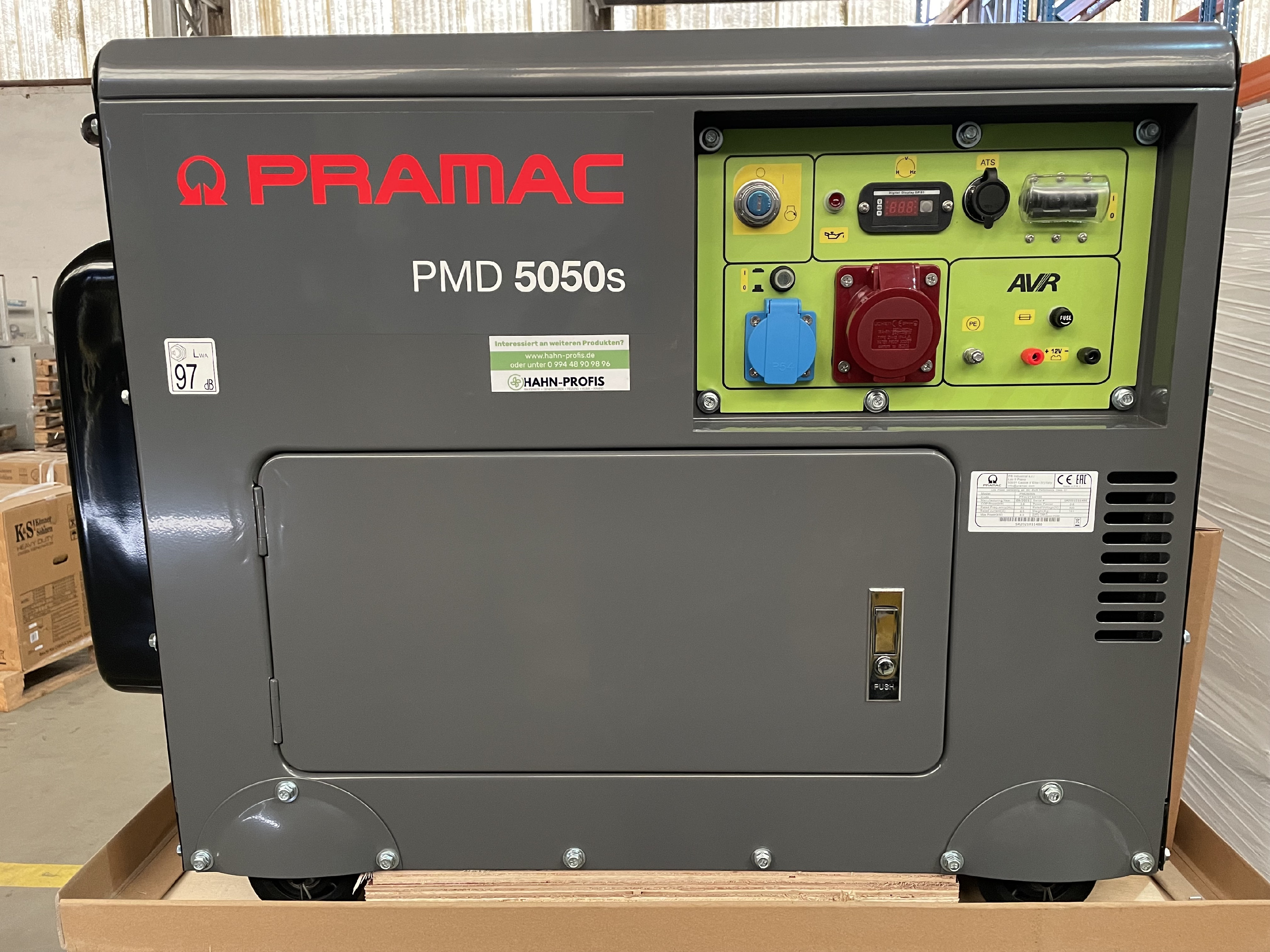 Pramac PMD 5050S Naftová elektrocentrála 4,0kW / 230V