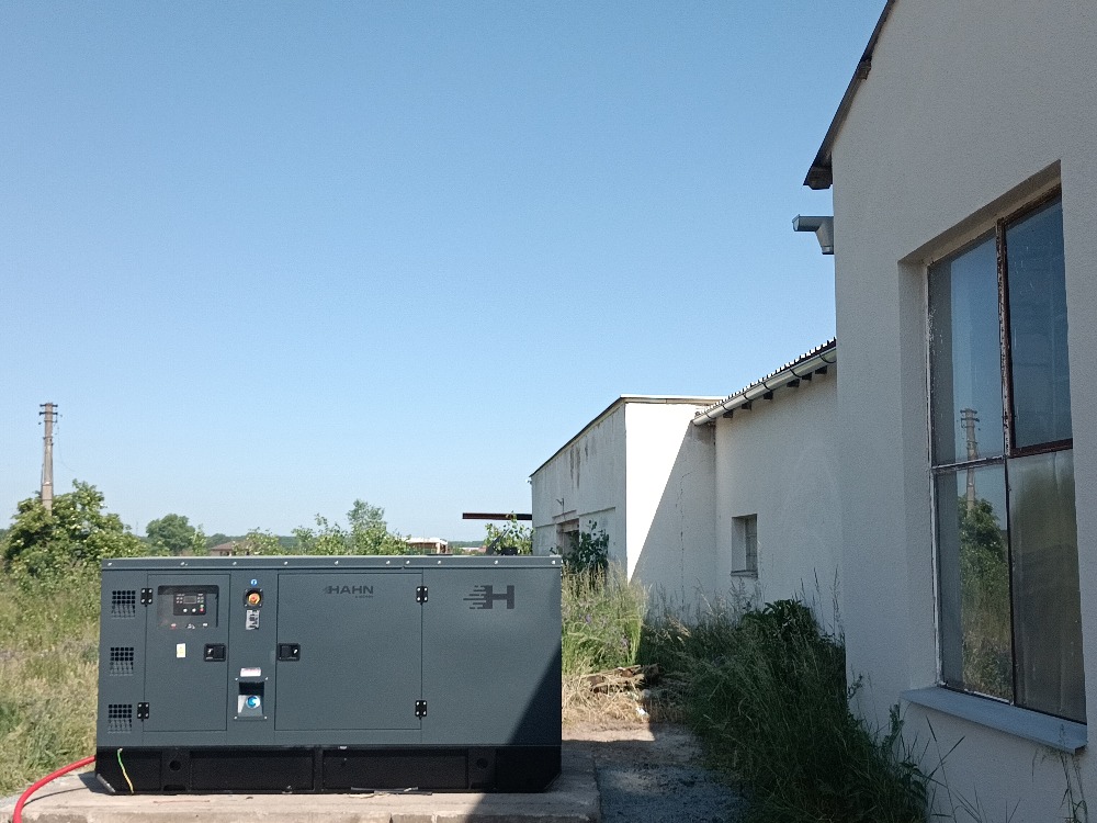 Dieselový generátor ako primárny zdroj energie pre Poľnohospodárske družstvo Dřísy