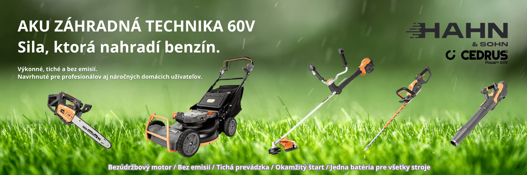 Záhradná technika AKU 60V