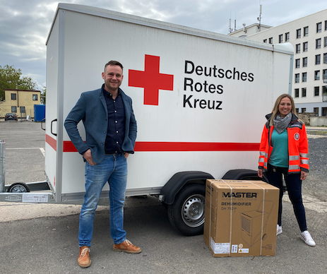 Luftentfeuchter für das Deutsche Rote Kreuz