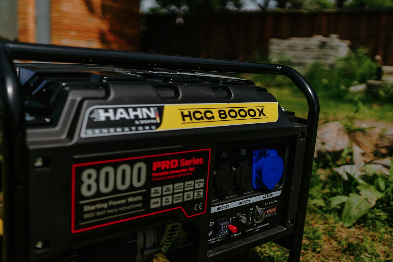 Hahn & Sohn Benzin-Stromerzeuger HGG 8000X