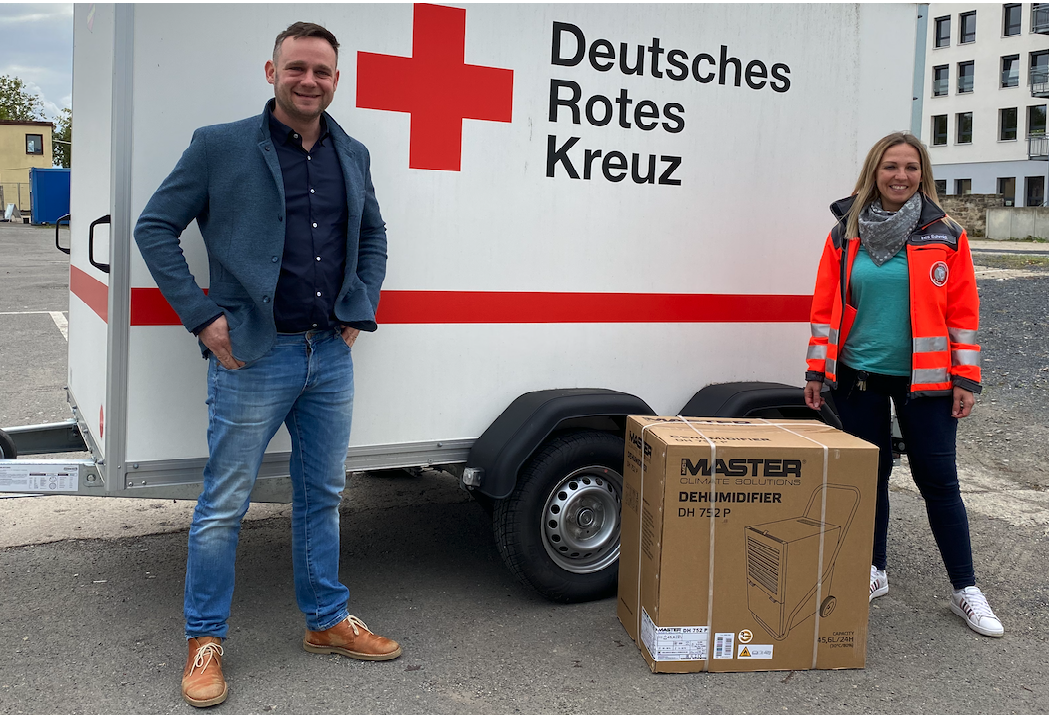 Luftentfeuchter für das Deutsche Rote Kreuz