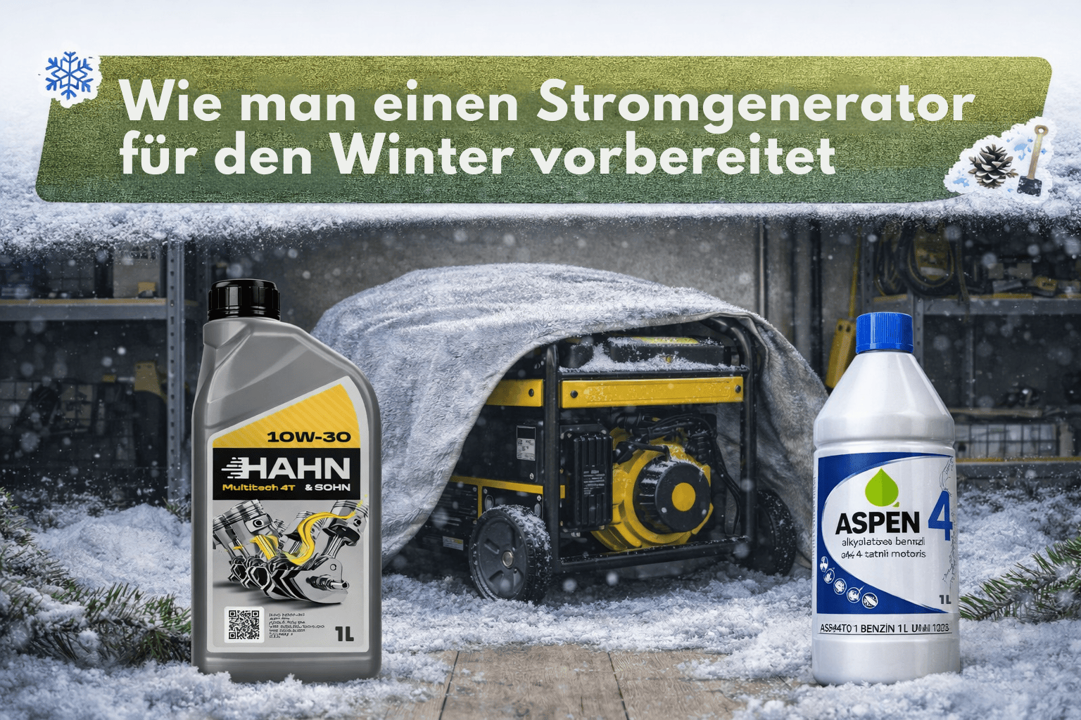 Wie man einen Stromgenerator für den Winter vorbereitet