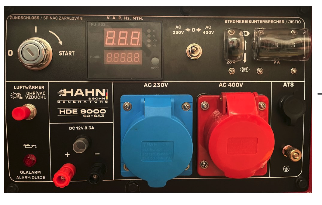 Hahn & Sohn Diesel Generator HDE 9000 SA 1/3 - RemoteView Mobile  Applikationen - Hahn Profis