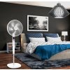 TROTEC TVE 26 S - Designový podlahový ventilátor s dálkovým ovládáním, 85° oscilace / 30 W