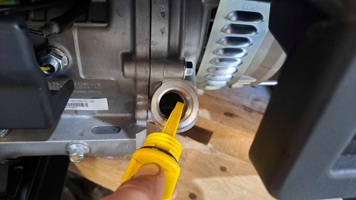 Instructions pour la vidange d'huile du groupe électrogène