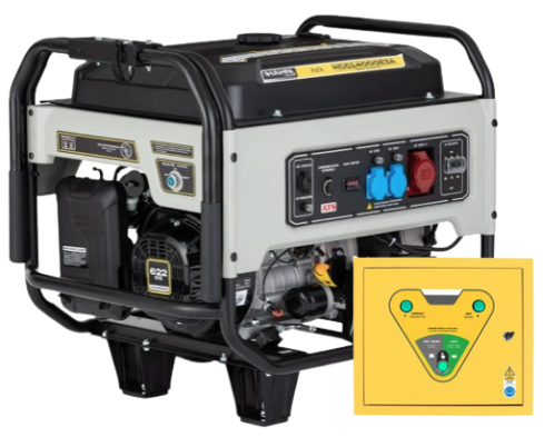 Sauvegarde fiable d'une maison familiale avec un groupe électrogène Hahn & Sohn et un commutateur ATS