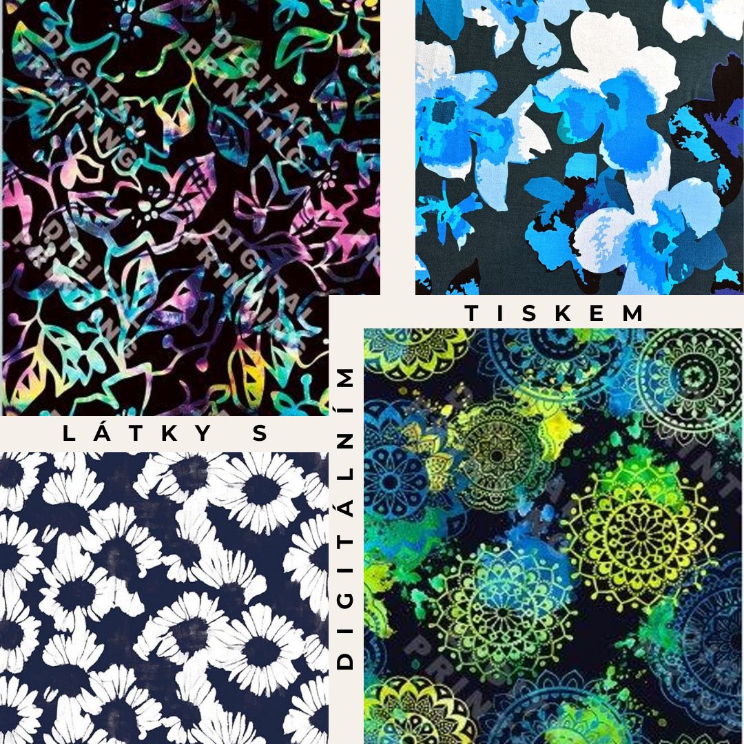 Digitální tisk na viskóze