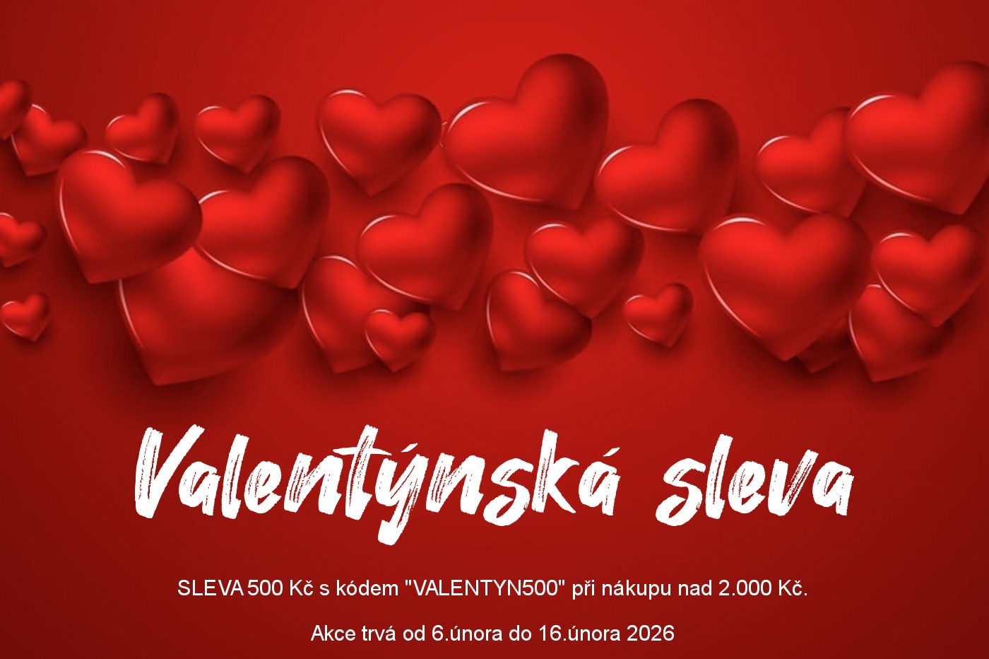 Valentýnská sleva