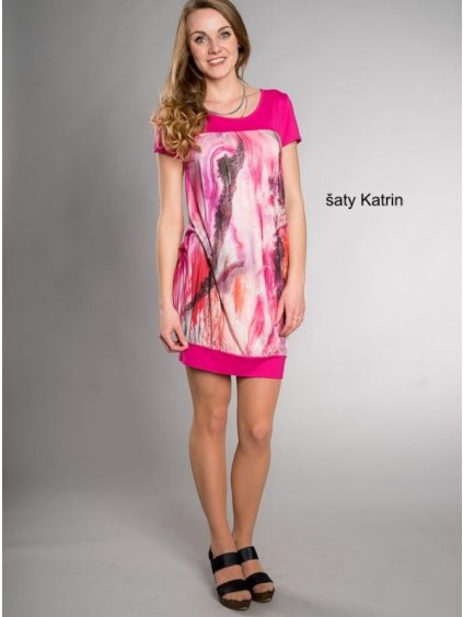 Dámské letní šaty Katrin (Barva tyrkysová, Velikost 42 / L)