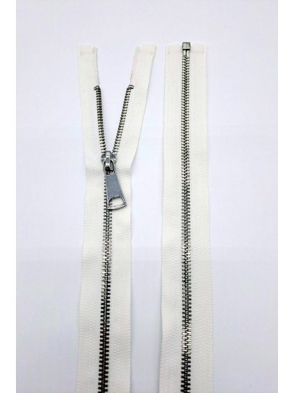Dlouhý zip dělitelný - 67 cm, zuby 6 mm kov