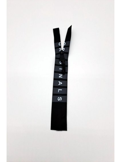 Krátký zip kapsový - potisk ORIGINALS 15 cm, spirála