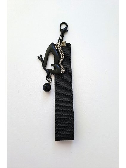 Designový ověšek/taháček, štrasový motýl