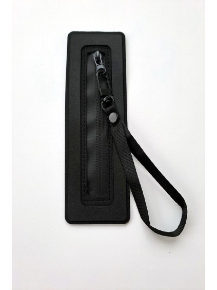 Krátký designový zip - jemný, 11 cm, zuby 4 mm, černá