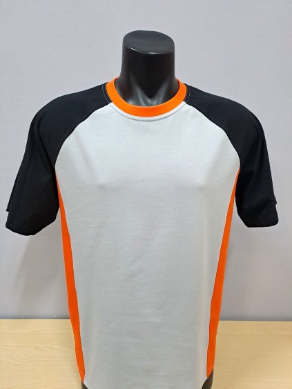 Střih - pánské tričko s krátkým raglánovým rukávem vel. S-3XL