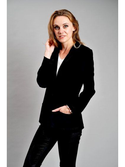 Dámské sako punto, černá