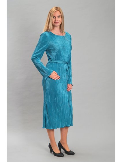 Dámské plisé šaty Avia, smaragdová