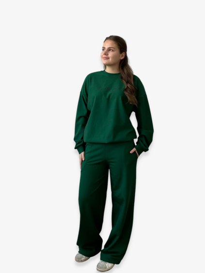 Dámská mikina Jacinta, zelená tmavá