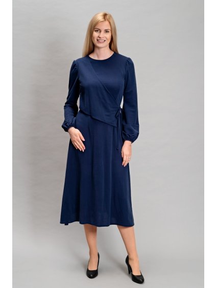 Dámské šaty Adriena, jednobarevné