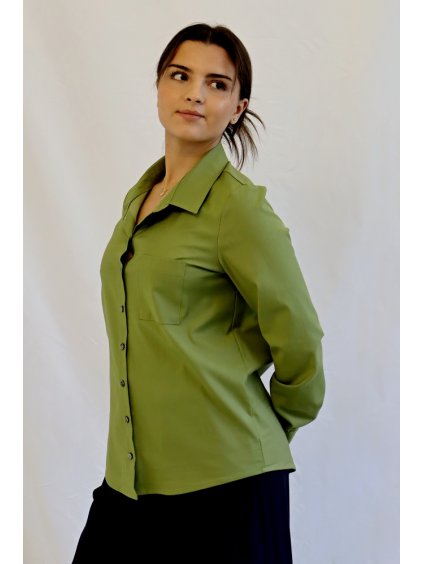 Dámská košile Auril, zelená
