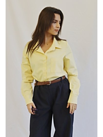 Dámská košile Auril, žlutá