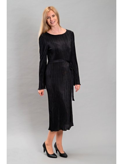 Dámské plisé šaty Avia, černá